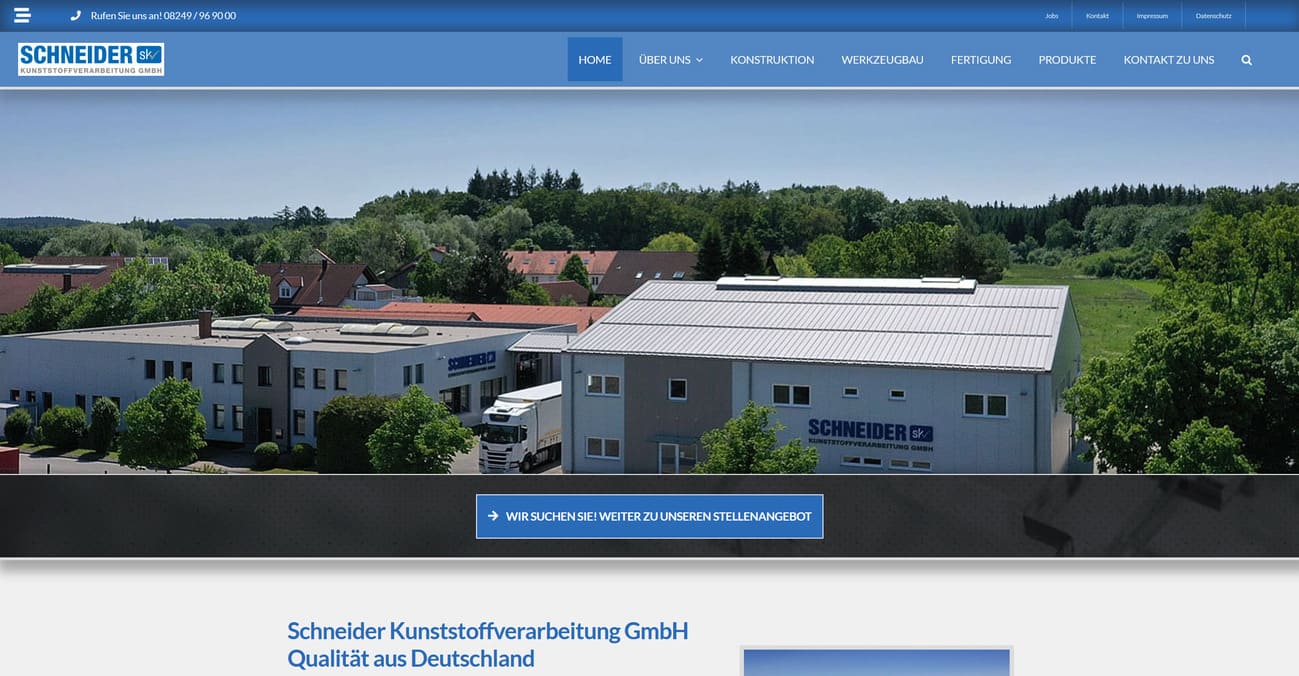 Abb. Screenshot der neuen Website